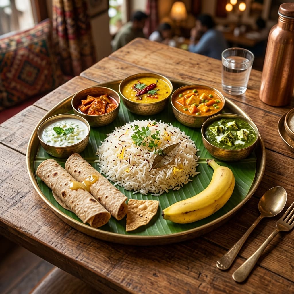 Traditional South Indian Thali